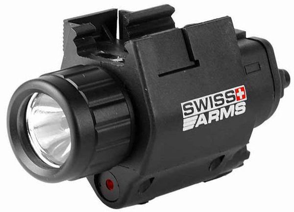 Swiss Arms Airsoft Pistol Handgun Flashlight Laser Rail Mount