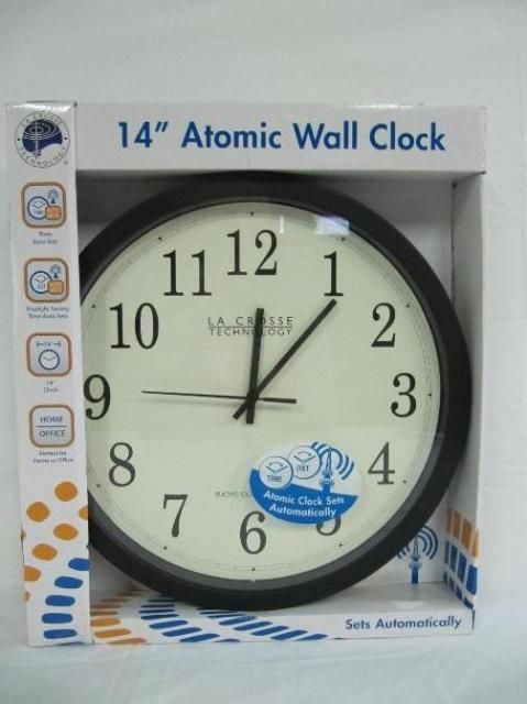 La Crosse Technology WT 3143A 14 inch Atomic Wall Clock