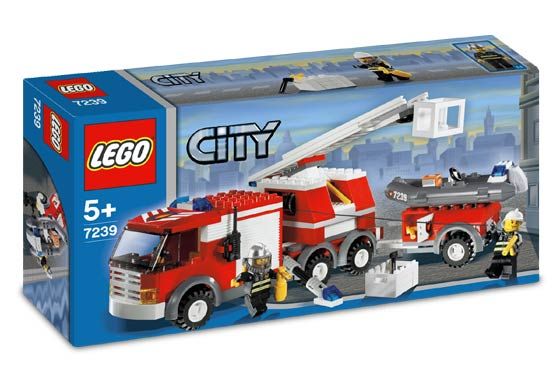 Lego City 7239 Fire Truck New in Box Lego 7239