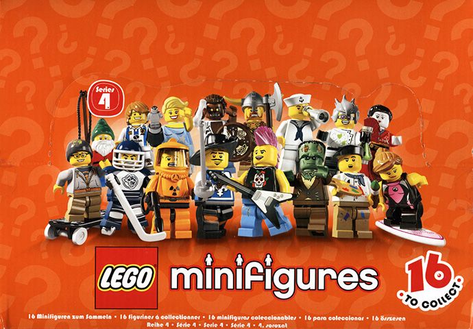 Lego 8804 Minifigures Series 4 Complete 16pcs Differeent Minifigs 8683