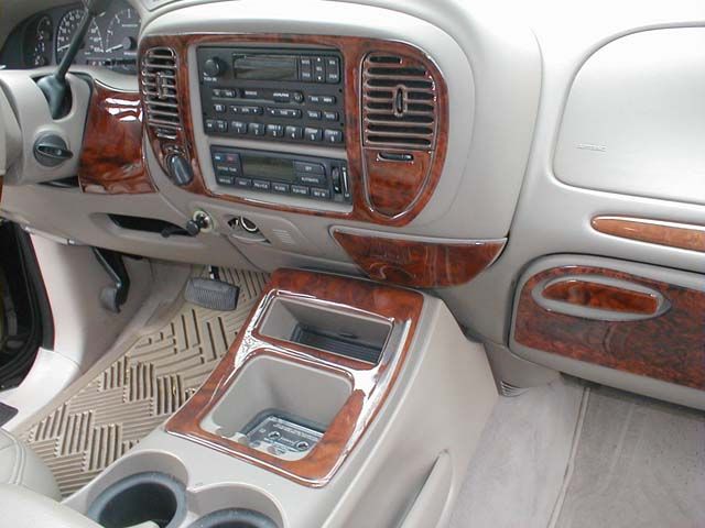 Lincoln Navigator Interior Wood Dash Trim Kit Set 2000 2001 01 2002 02