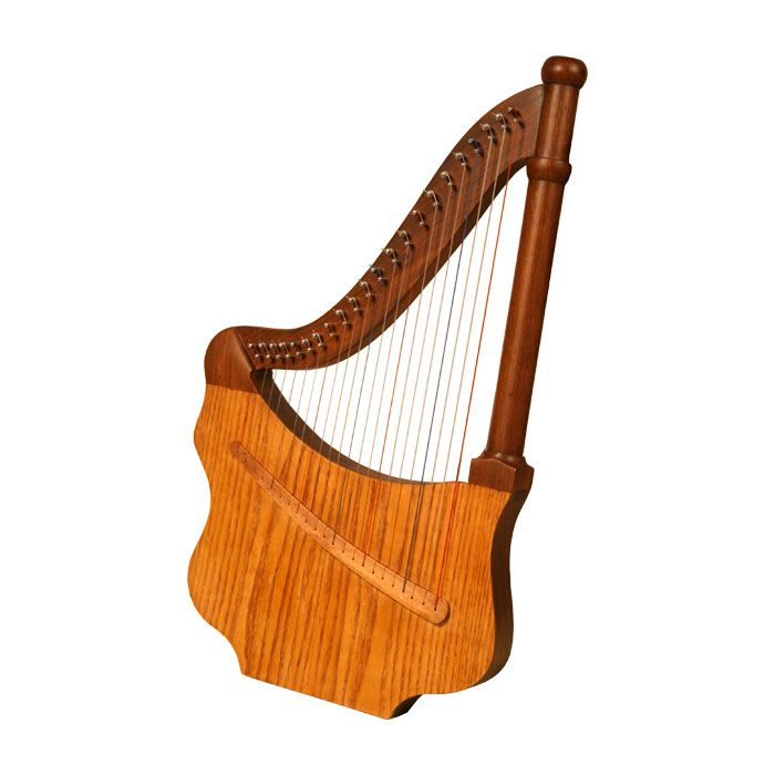 Lute Harp with Nylon Case, Tuning Tool & Free Book