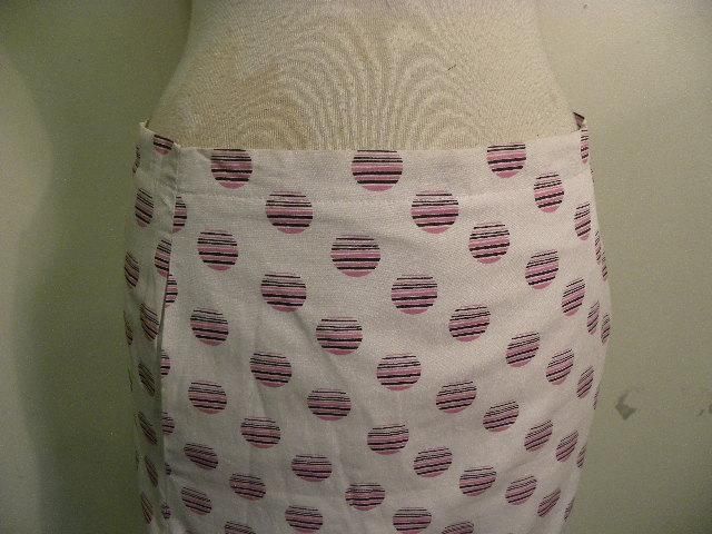 Marc Jacobs White Polka Dot A Line Skirt 4 Cute