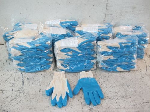 132 Pairs MCR Safety 9682L Latex Dipped Work Safety Gloves Large