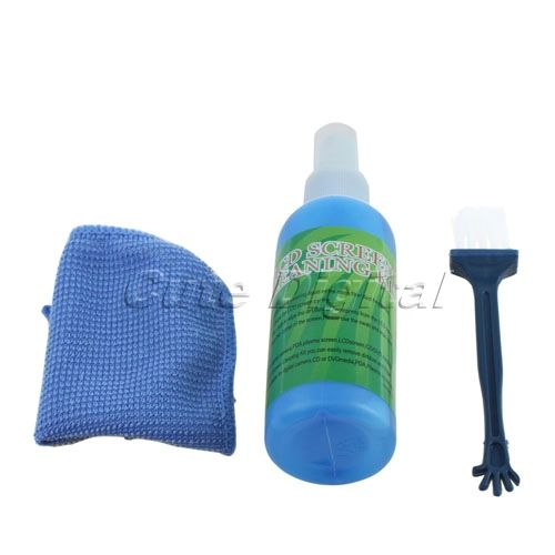 LCD LED Plasma Laptop Monitor Screen Cleaning Kit Cleaner Cloth