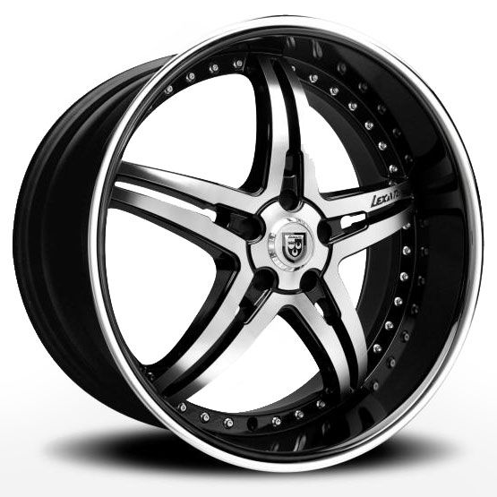 20x8 5 10 Lexani LX 15 Black 5x4 75 Wheels Rims Toyo Tires Set of 4