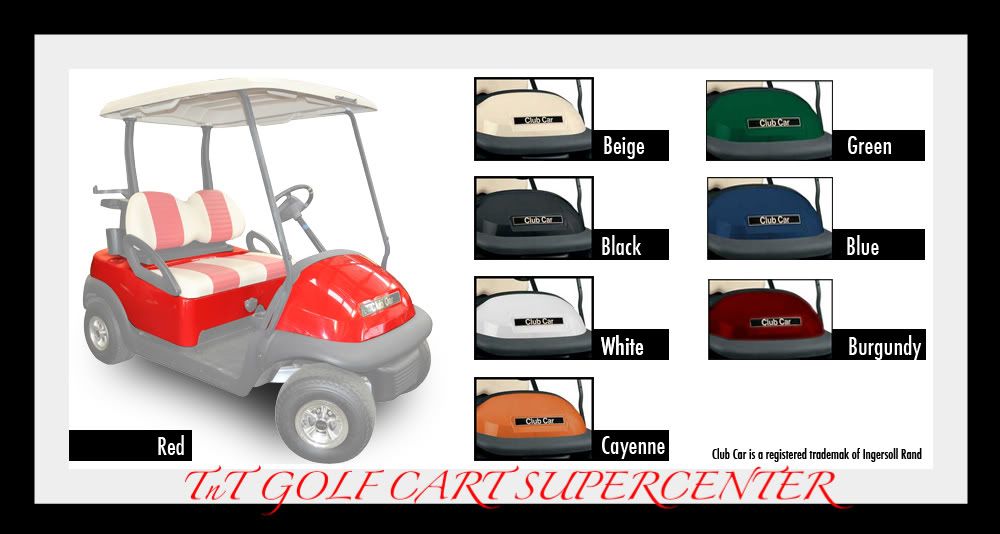 Club Car Precedent Golf Cart Body New