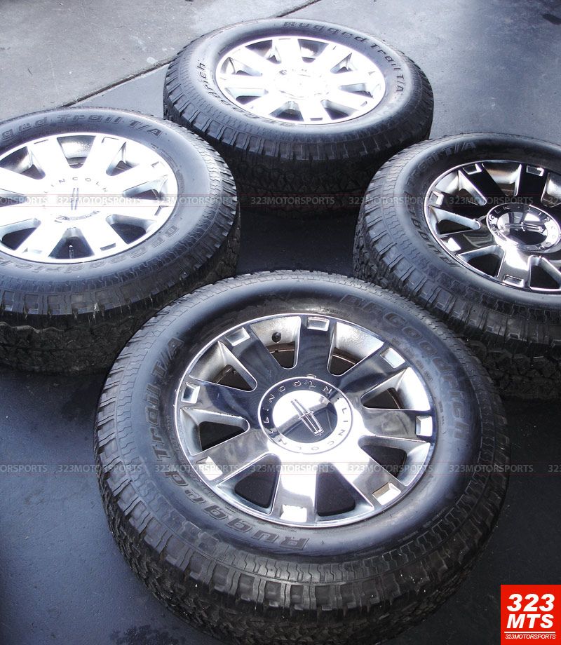 Lincoln Navigator F150 Chrome Manufacture Wheels Rims and Tires