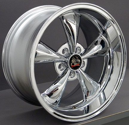 10 Chrome Bullitt Style Wheels Nexen Tires Rims Fit Mustang® 94   04