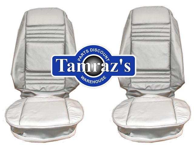 79 Trans Am Silver Front Rear Seat Covers 10th Anniv
