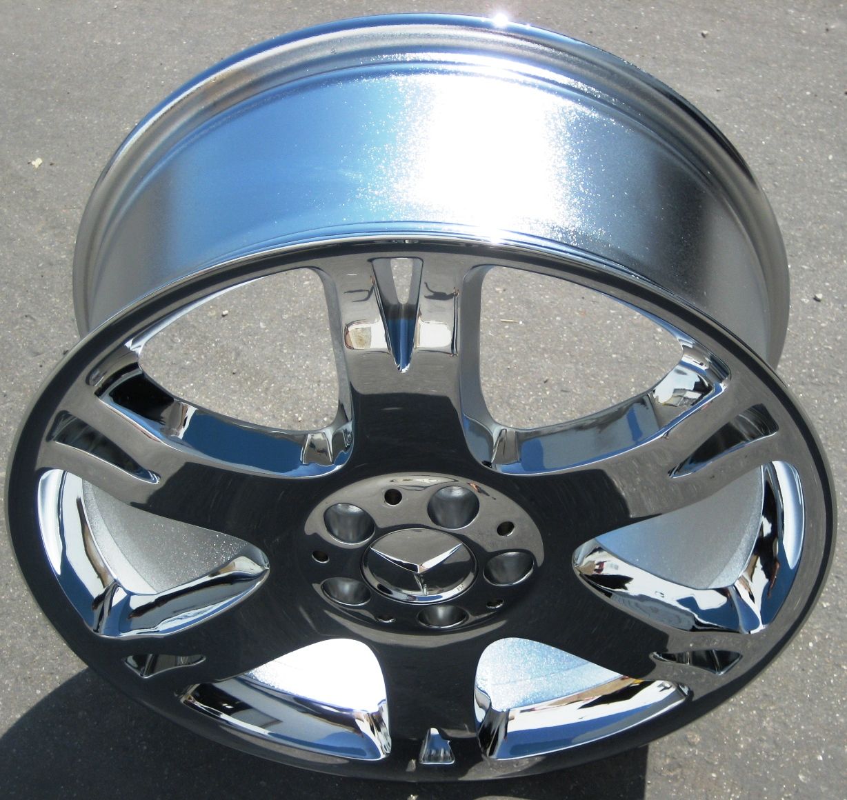19 Factory Mercedes ML320 ML350 Chrome Wheel Rim 19x8 1 Single