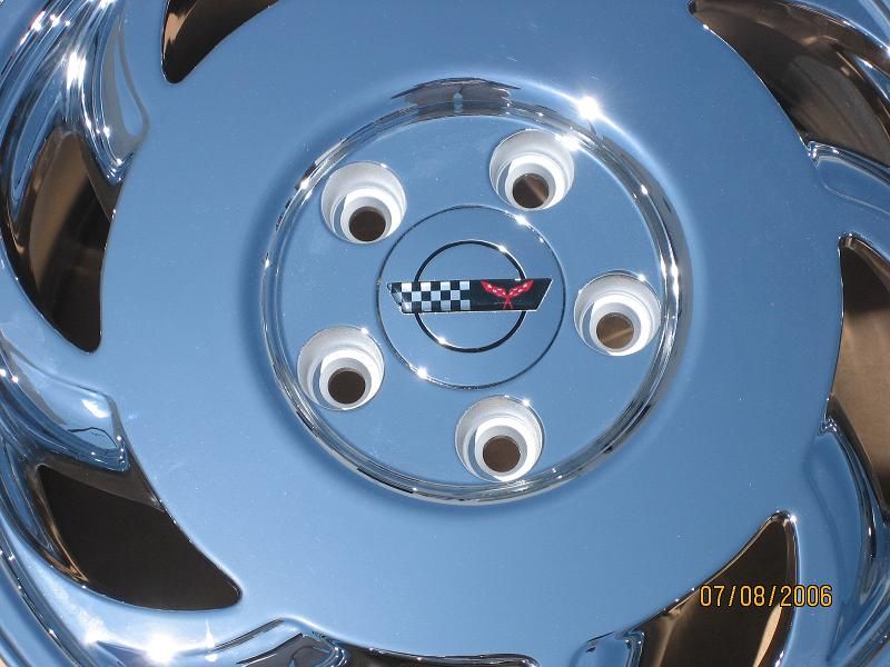 17 Factory Chevy Corvette C4 Chrome Wheel Rim 1 Left