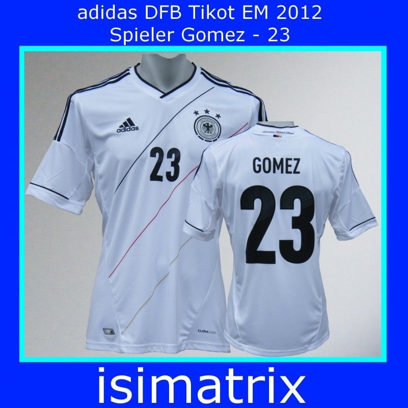 adidas DFB Deutschland Trikot EM 2012 Kinder   Mario Gomez + 23