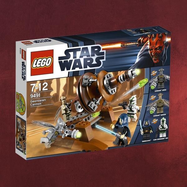 LEGO Star Wars 9491   Geonosian Cannon, 4 Minifiguren, Kanone mit 2