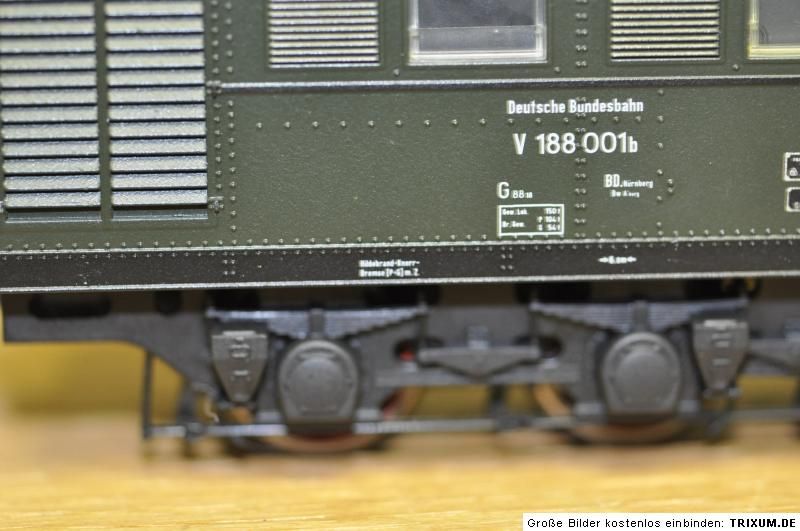 HO Märklin 37282 Dieseldoppellok V 188 001 DB sehr guter Zustand OVP