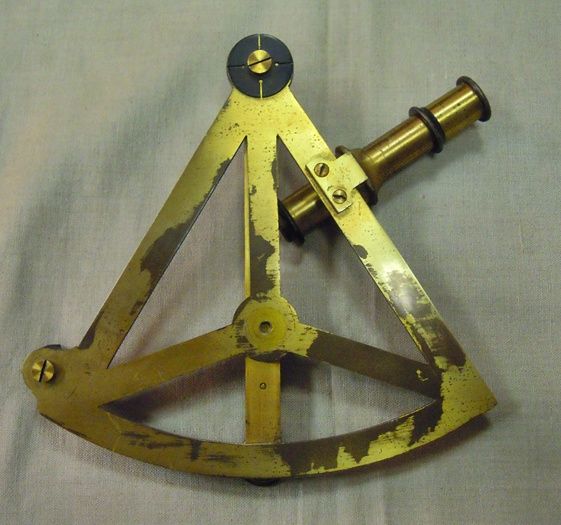 antiker Sextant E. Leybolds Nachfolger Coeln   Rhein Köln Original