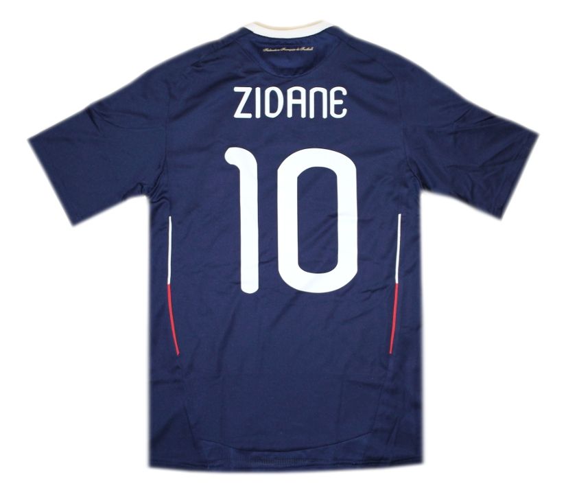 Adidas Frankreich Zidane Home Trikot FFF France JSY SS Zinedine