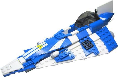 LEGO STAR WARS Plo Koon Starfighter (8093) OHNE FIGUREN