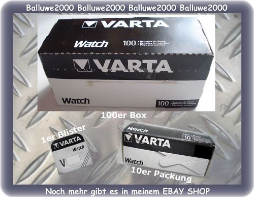 Varta Knopfzellen ihrer Wahl z.B. V315 V317 u.v.m.