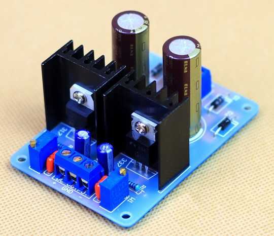LM317 & LM337 IC based Dual Regulated Power Supply Board Kit for DIY