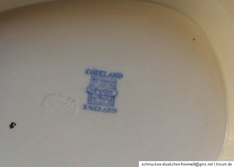 1x Deckelschüssel Schüssel mit Deckel Copeland Spode England Rhine