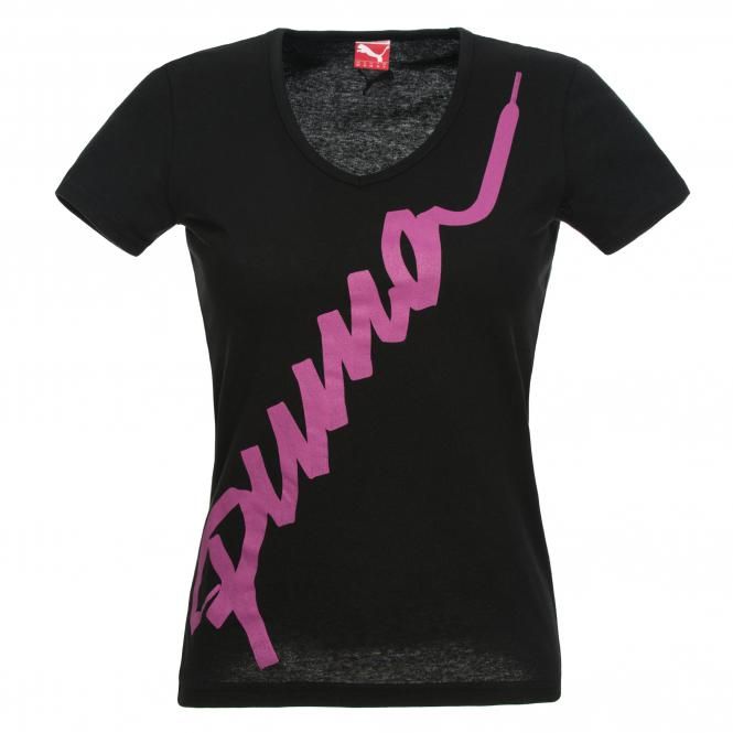 Puma Damen T Shirt Script Lace Tee 8064