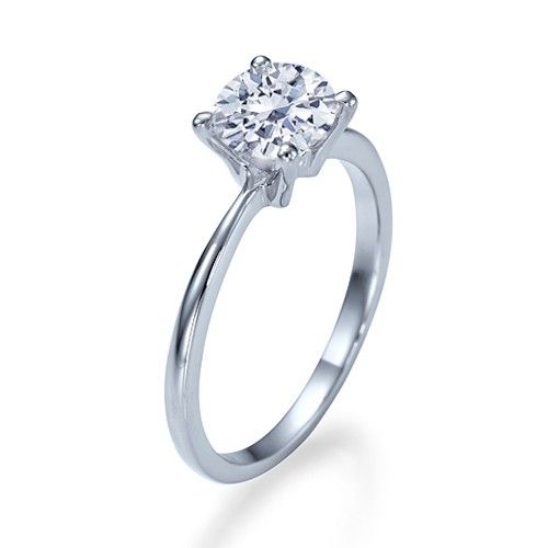 80 Carat G/VS2 Brillantring Diamant Solitar Ring 14kt 585 Weißgold