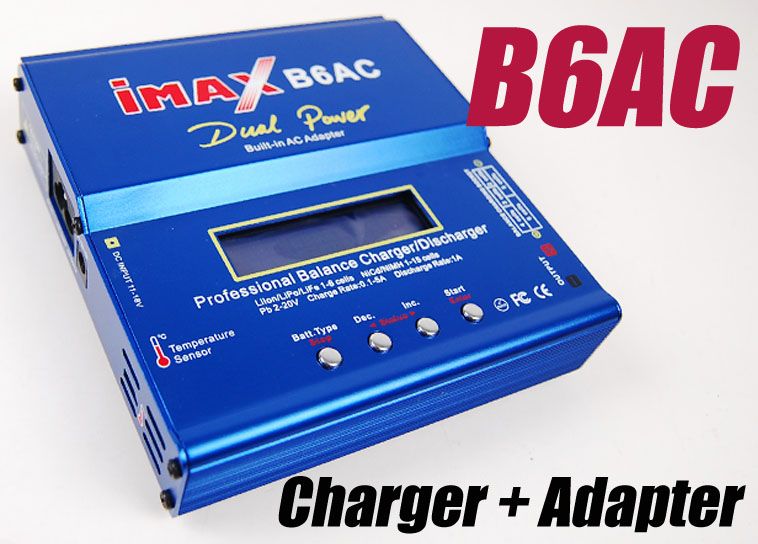 RC Imax B6AC Akku Lipo NiMh B6+AC Balancer Charger batt